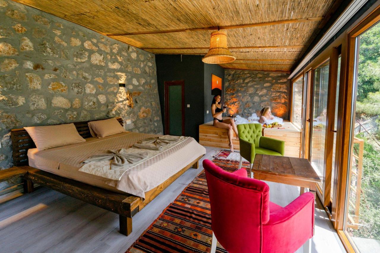 Manzara Bungalow Bed & Breakfast เฟทิเย ภายนอก รูปภาพ